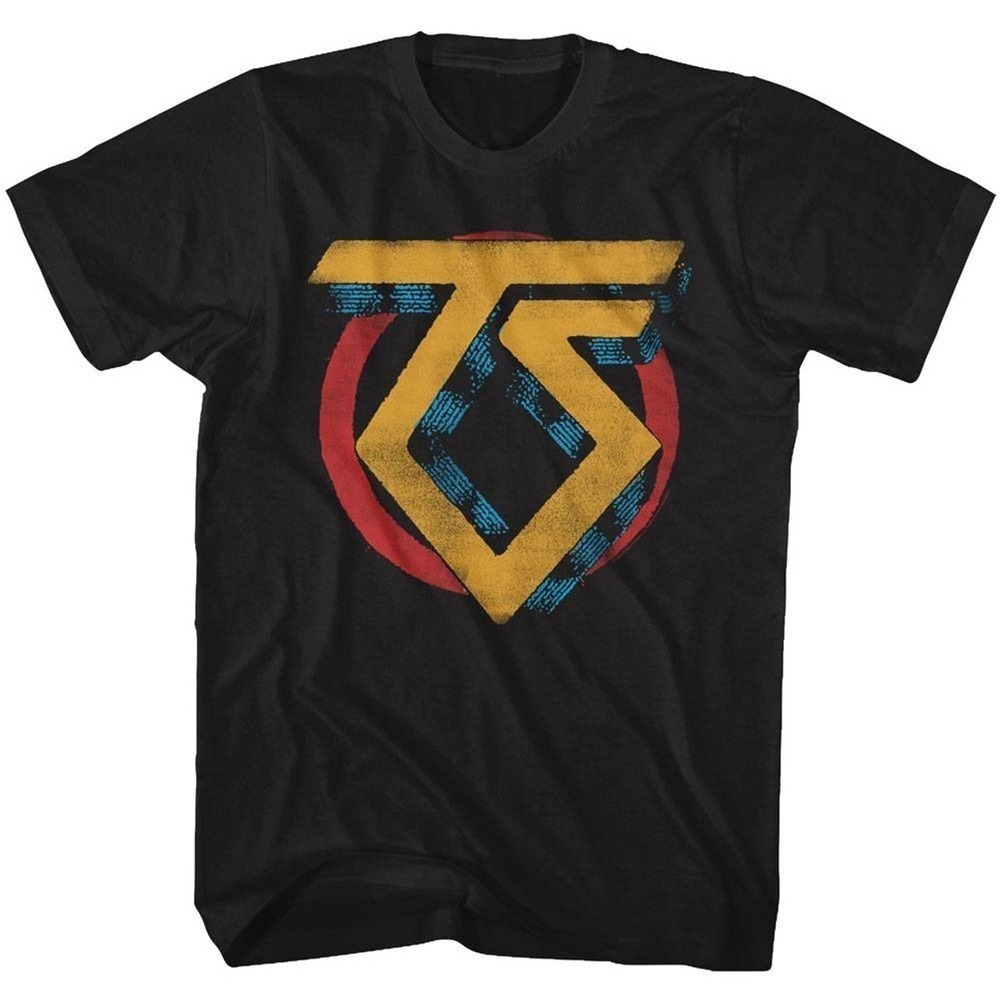 Twisted Sister Ts Logo Black Adult Tshirt
